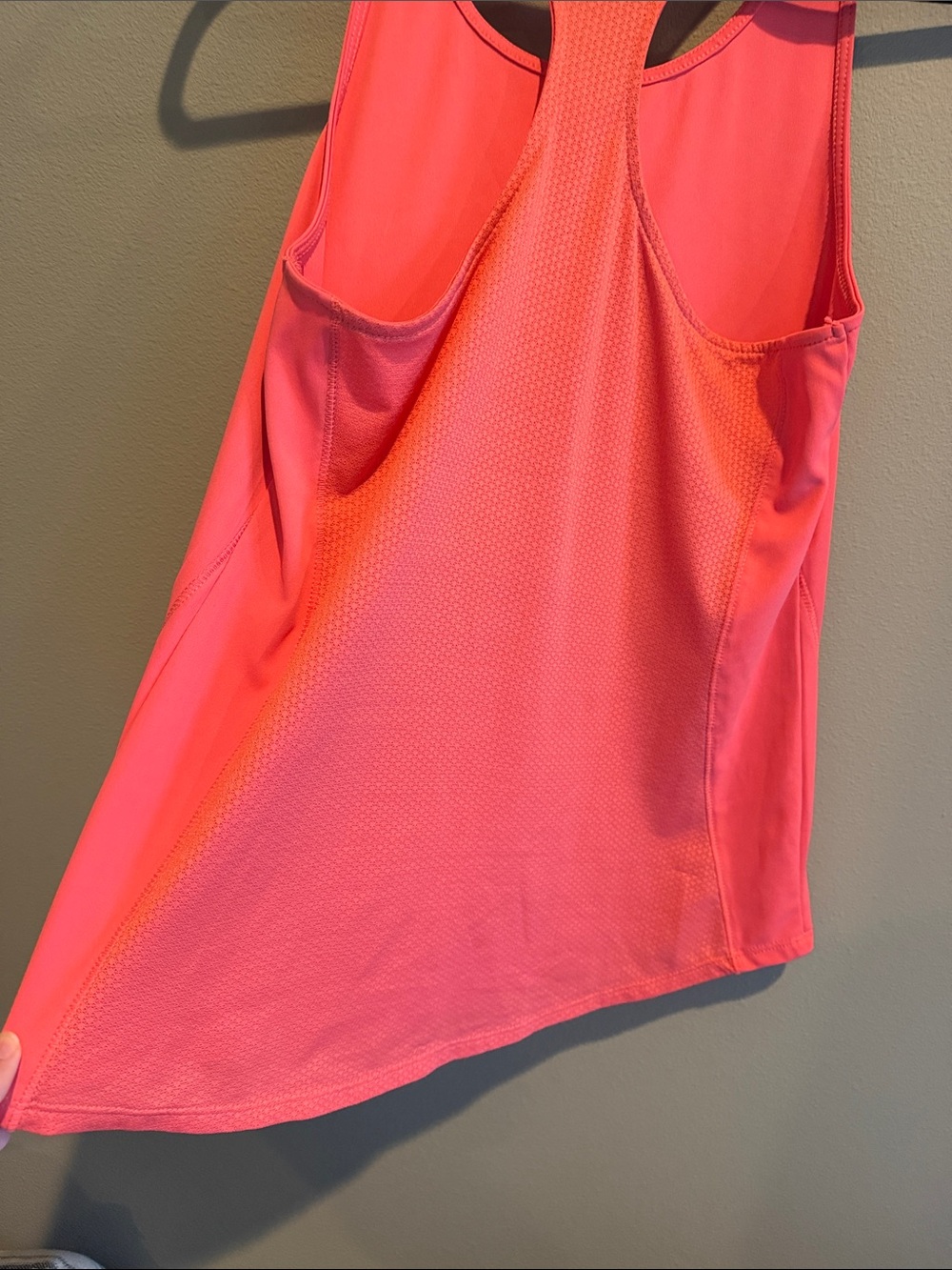 Layer 8 Coral Racerback Performance Tank - Picture 3 of 5